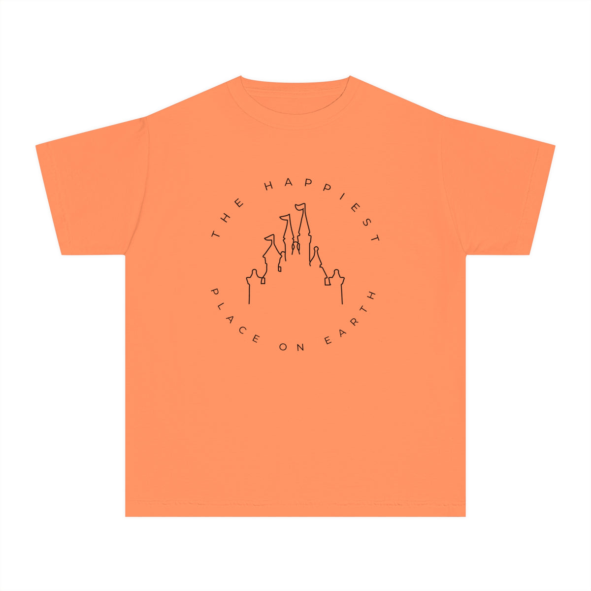 Happiest Place On Earth Comfort Colors Youth Midweight Tee