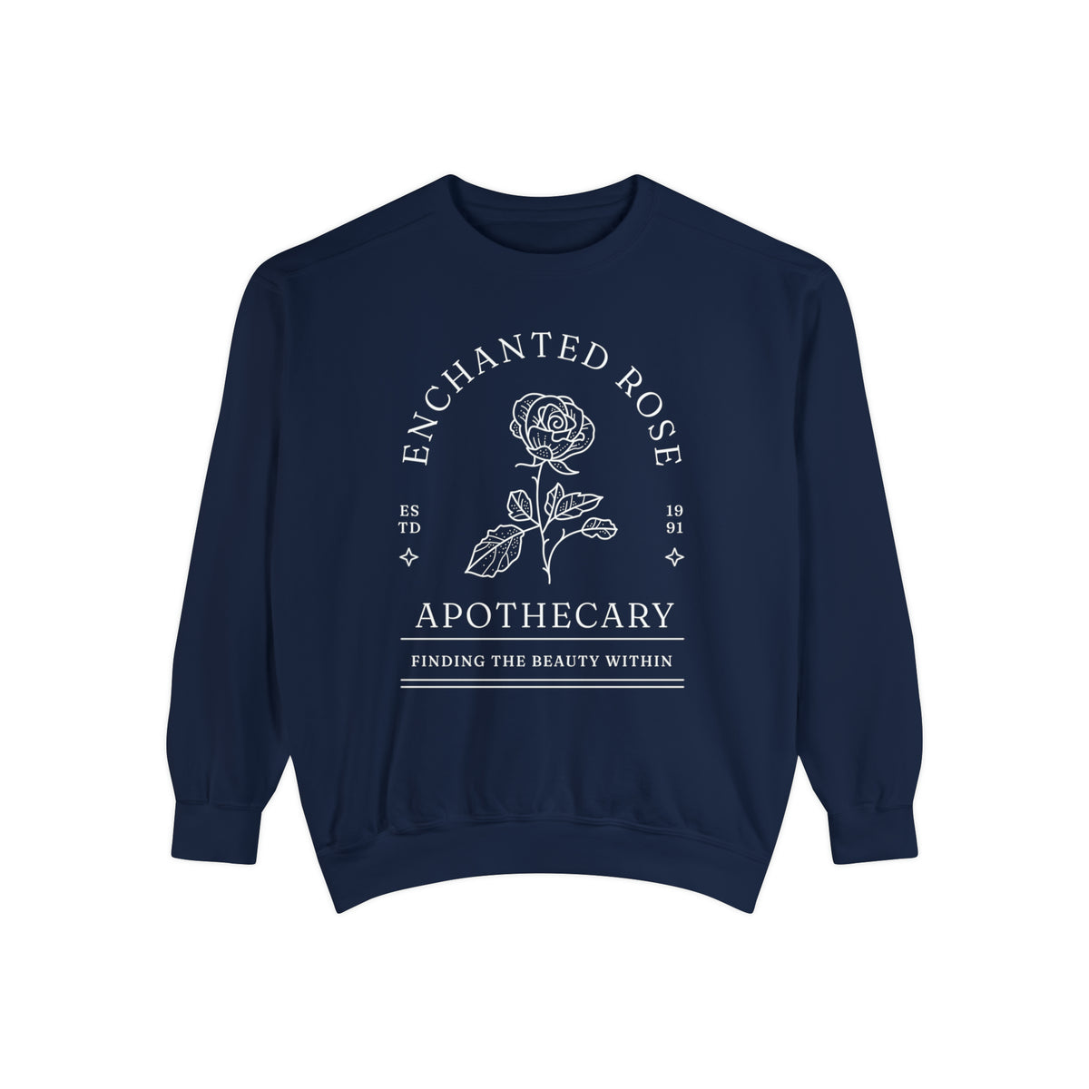 Enchanted Rose Apothecary Comfort Colors Unisex Garment-Dyed Sweatshirt