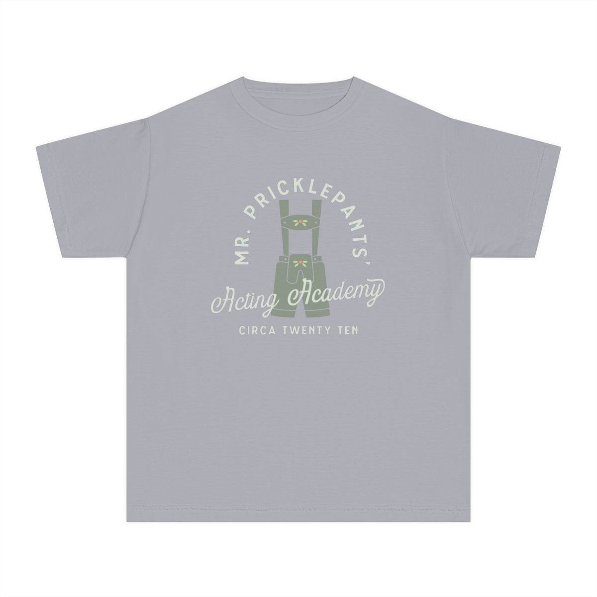 Mr. Pricklepants’ Acting Academy Comfort Colors Youth Midweight Tee