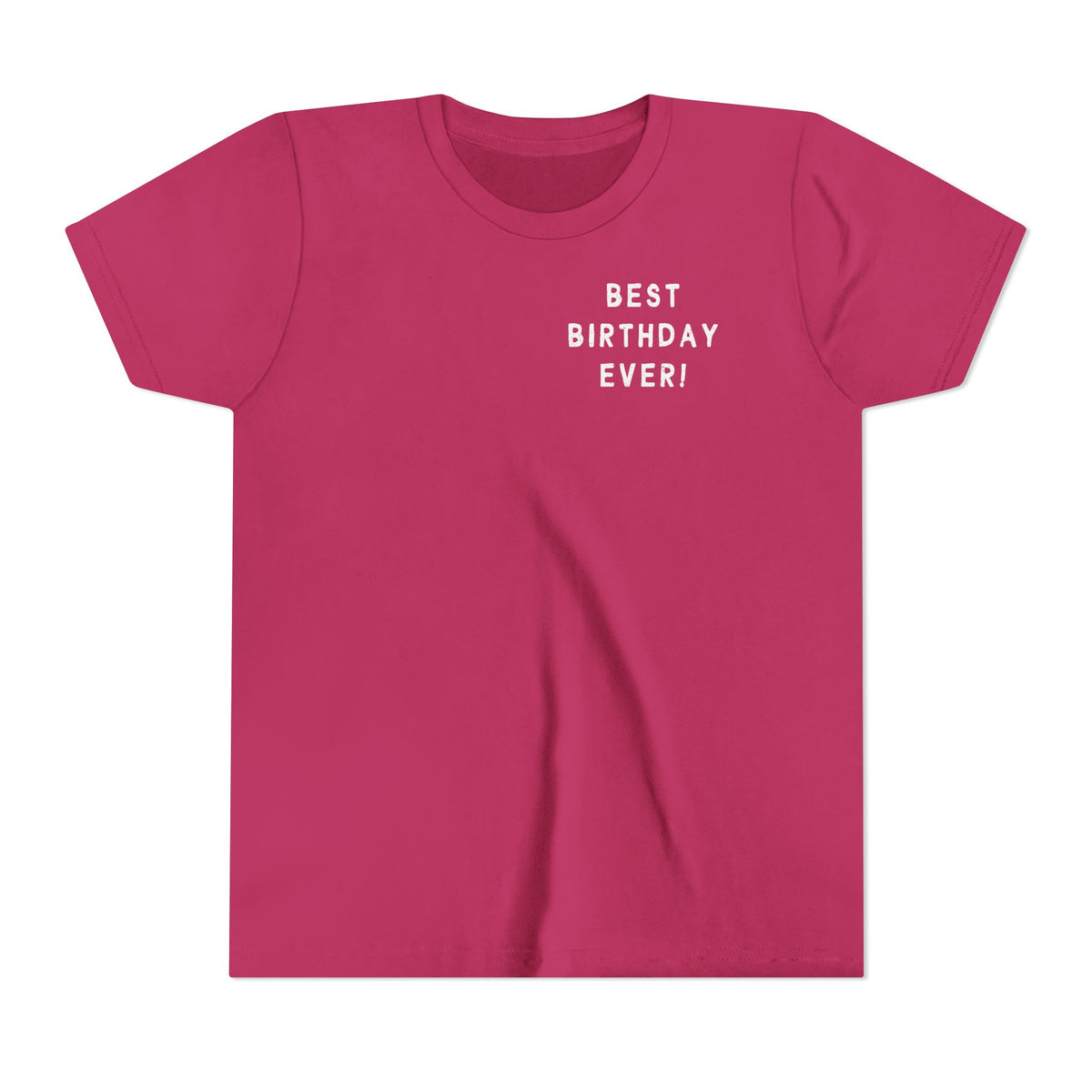 Best Birthday Ever Bella Canvas Youth Short Sleeve Tee