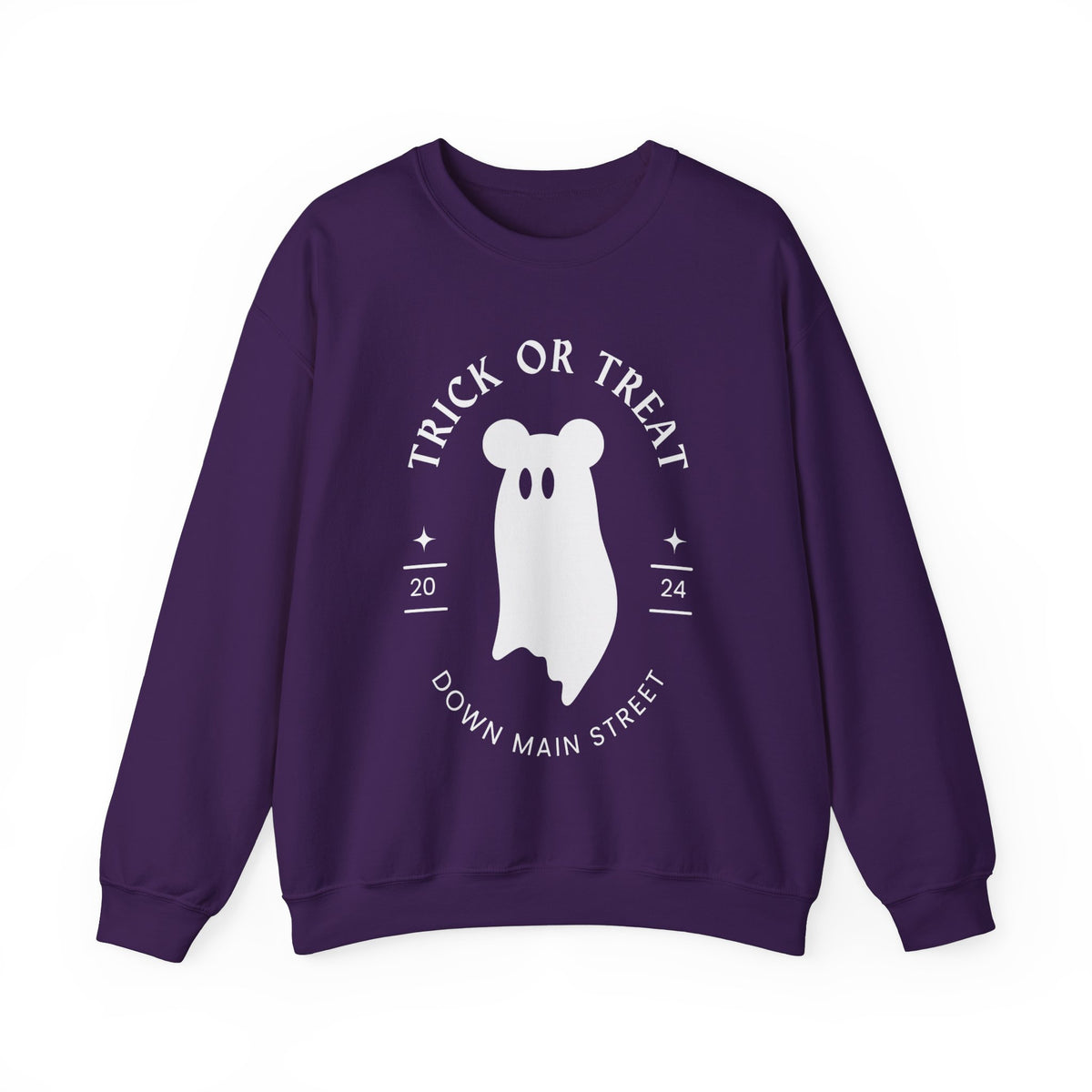Trick or Treat Down Main Street Unisex Heavy Blend™ Crewneck Sweatshirt