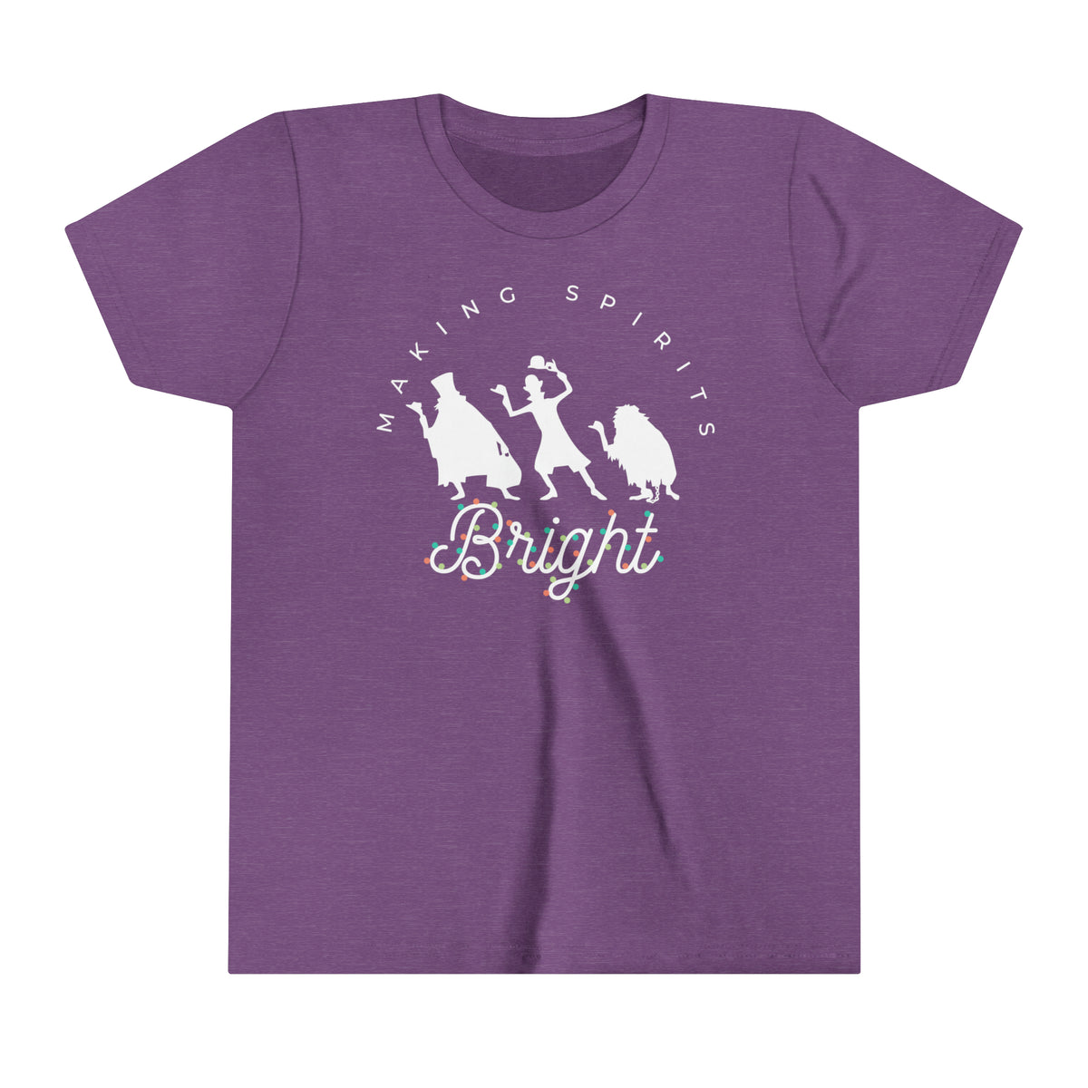 Making Spirits Bright Bella Canvas Youth Short Sleeve Tee