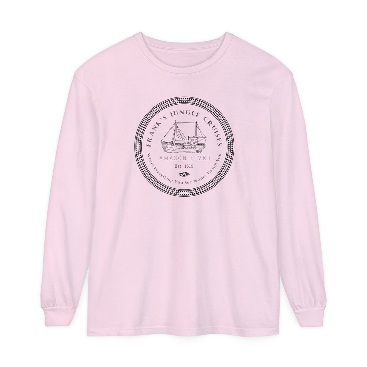 Frank's Jungle Cruise Comfort Colors Unisex Garment-dyed Long Sleeve T-Shirt