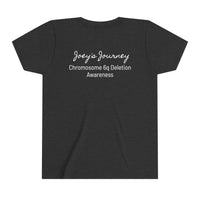 Joey's Journey Chromosome 6q Deletion Awareness Bella Canvas Youth Short Sleeve Tee
