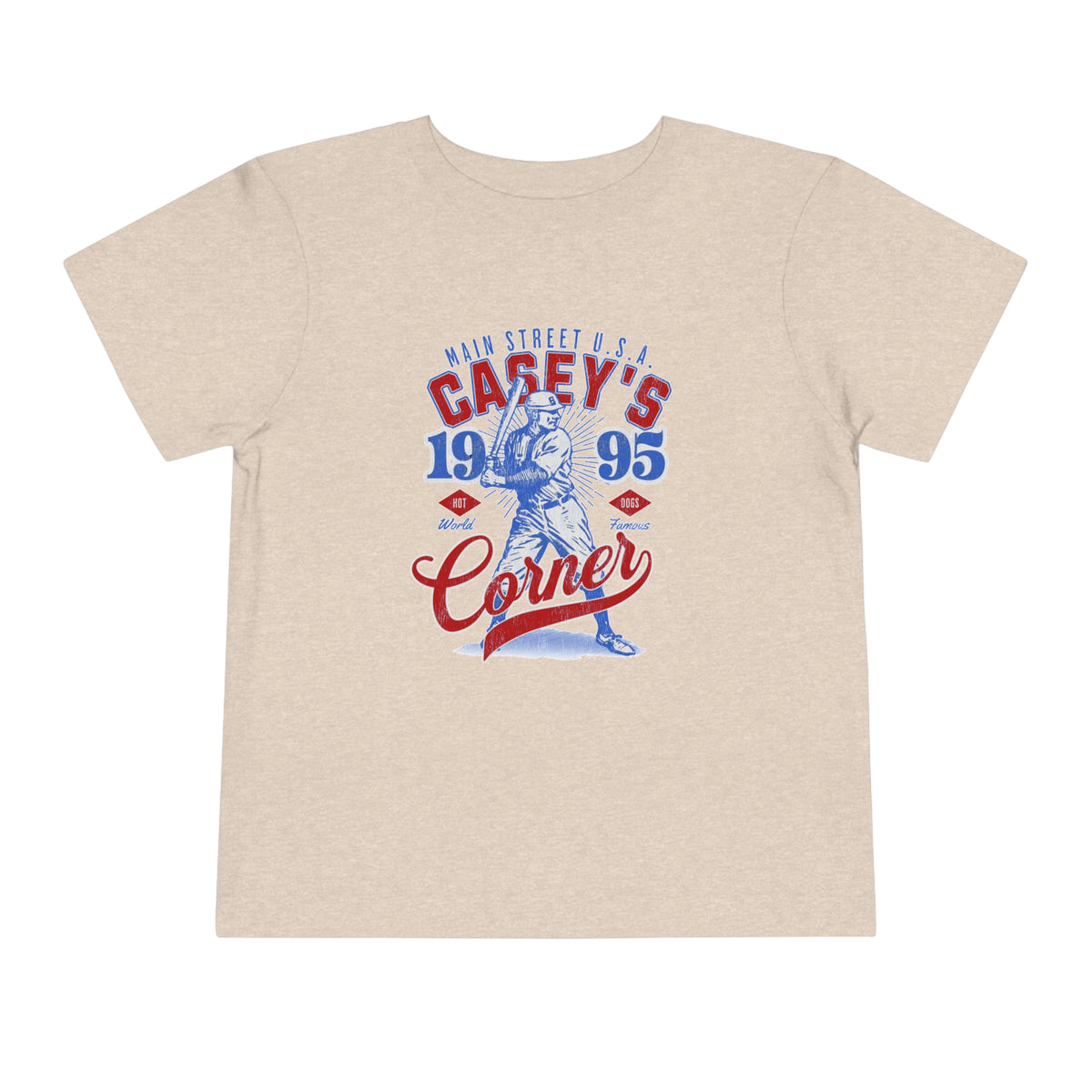 Casey’s Corner Distressed Bella Canvas Toddler Short Sleeve Tee