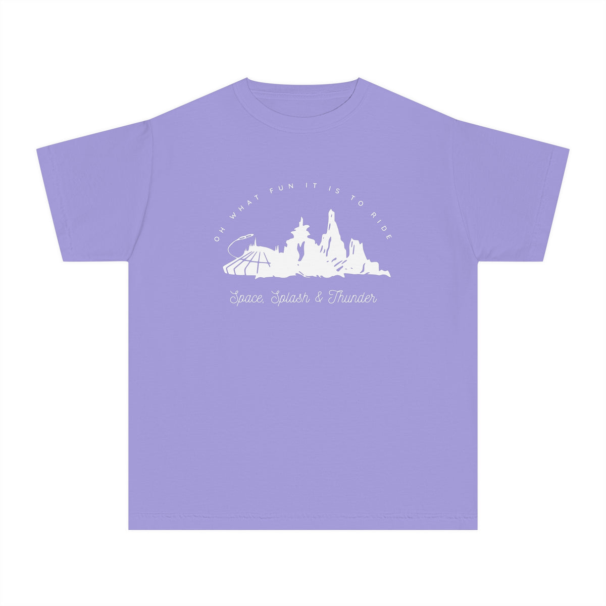 Oh What Fun It Is To Ride Comfort Colors Youth Midweight Tee