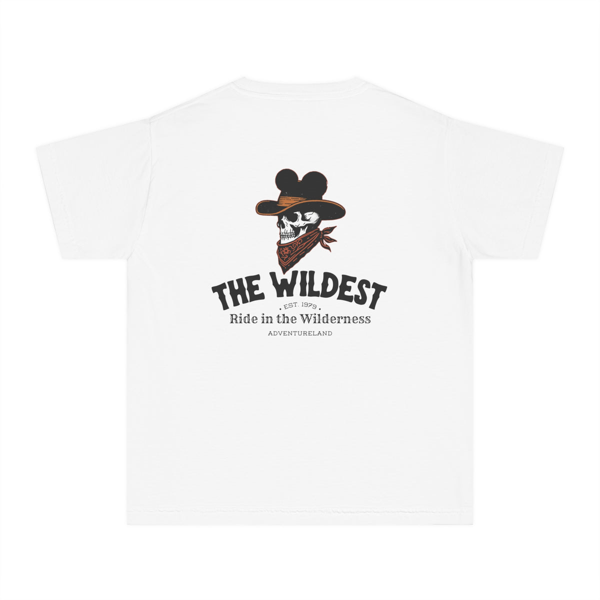 The Wildest Ride in the Wilderness Comfort Colors Youth Midweight Tee