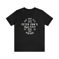 Pan's Flight School Bella Canvas Unisex Jersey Short Sleeve Tee