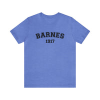 Barnes Bella Canvas Unisex Jersey Short Sleeve Tee