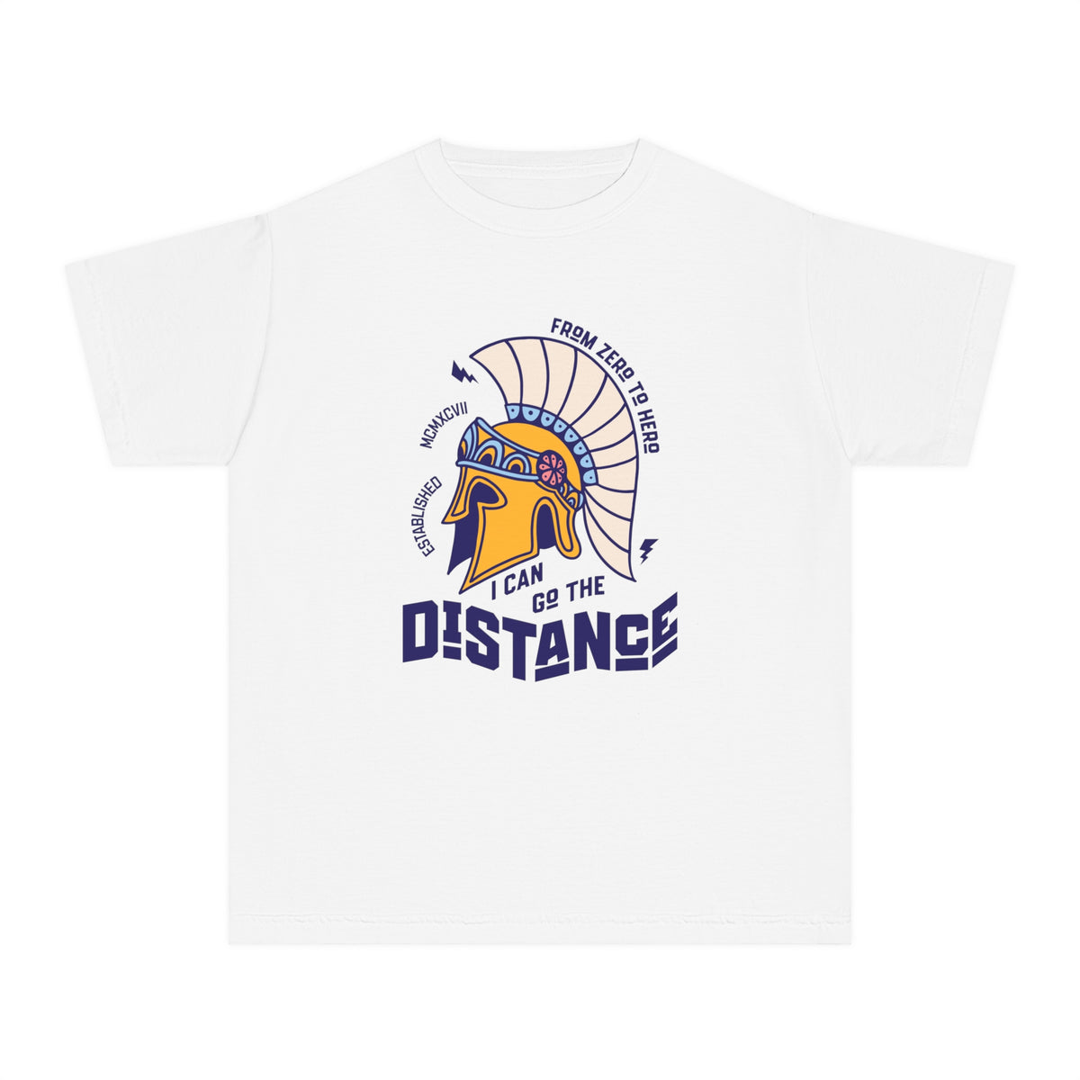 I Can Go The Distance Comfort Colors Youth Midweight Tee