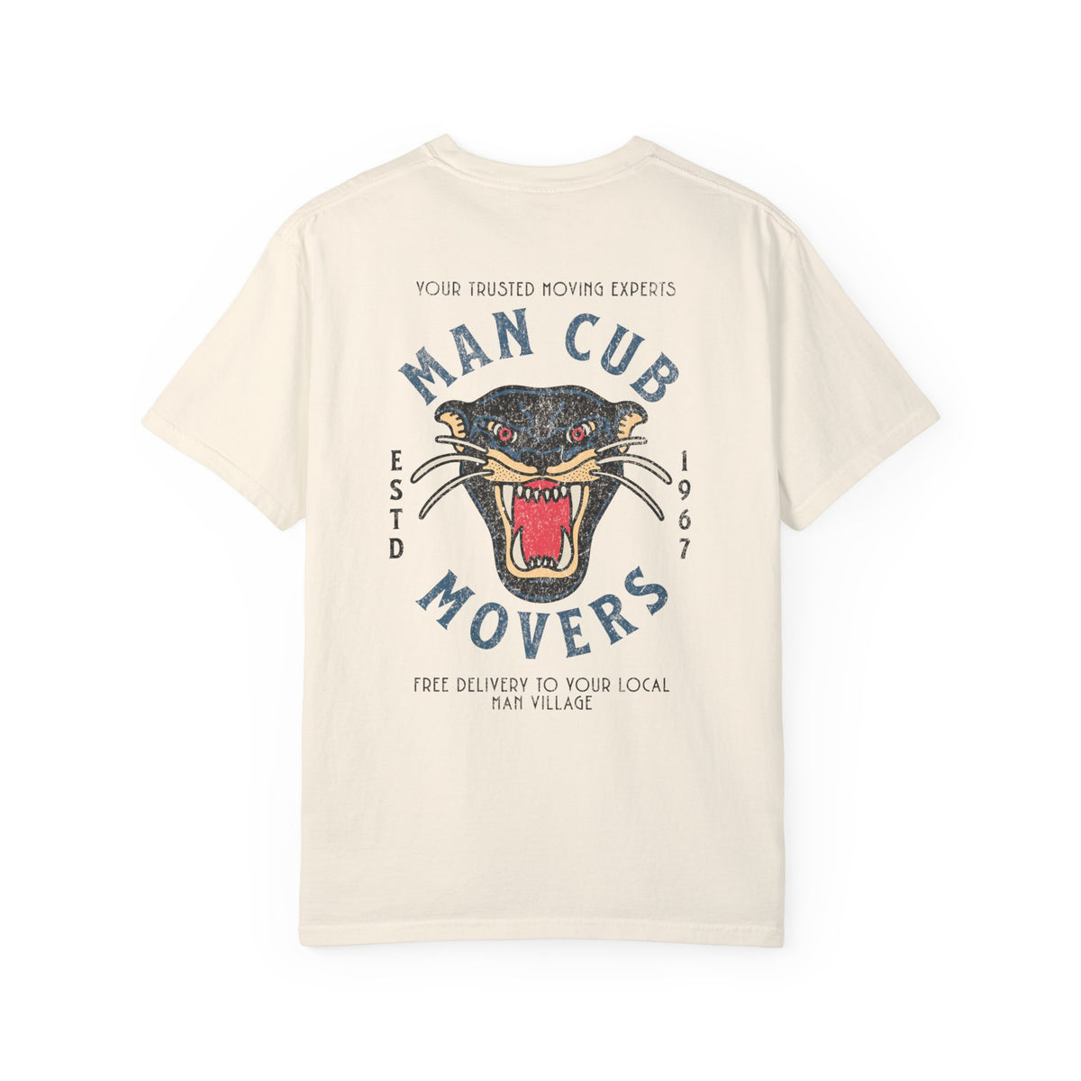 Man Cub Movers Comfort Colors Unisex Garment-Dyed T-shirt