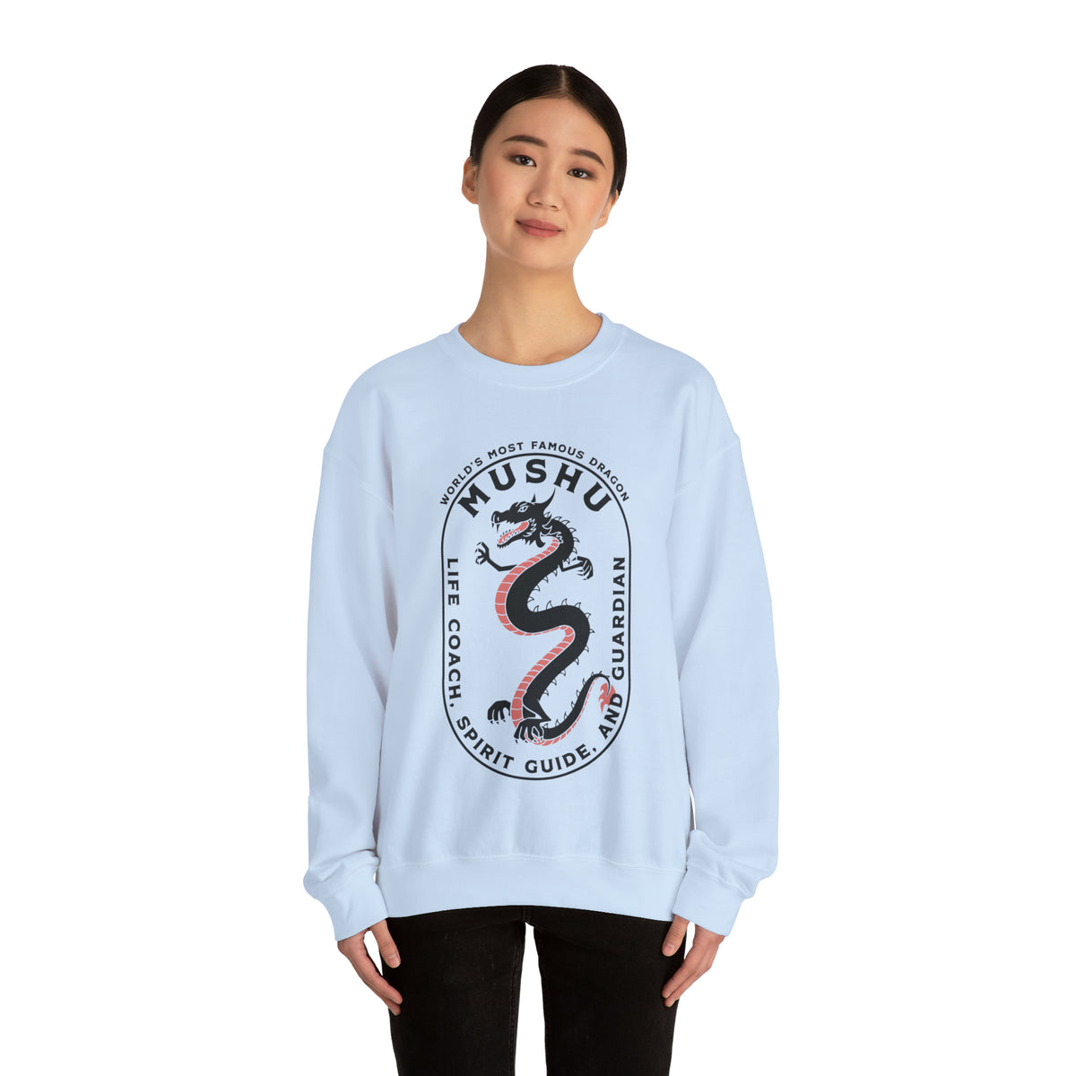 Mushu Gildan Unisex Heavy Blend™ Crewneck Sweatshirt