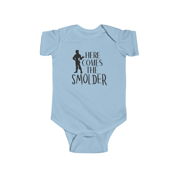 Here Comes The Smolder Rabbit Skins Infant Fine Jersey Bodysuit