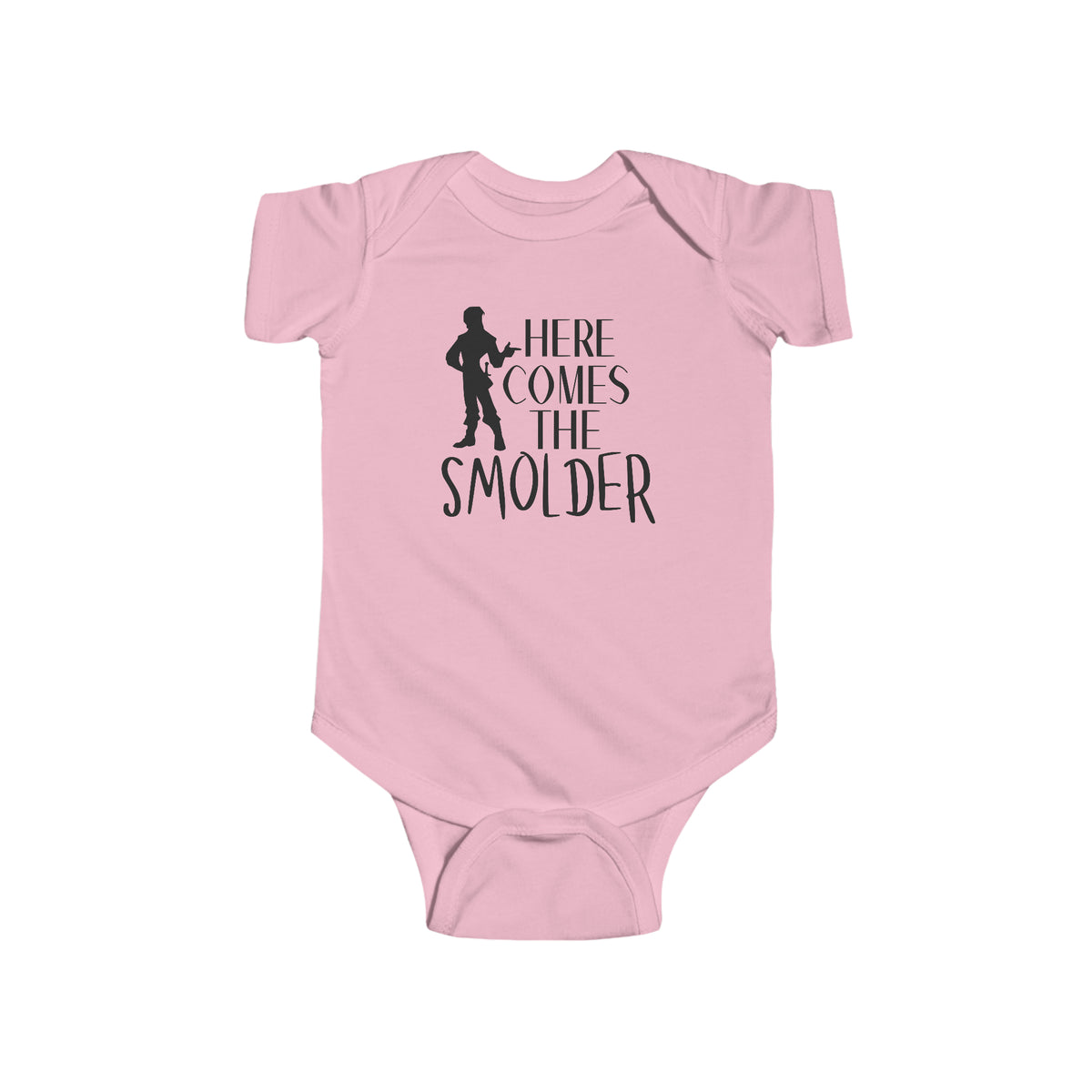 Here Comes The Smolder Rabbit Skins Infant Fine Jersey Bodysuit