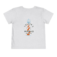 Triton's Mermaid Security Bella Canvas Toddler Short Sleeve Tee