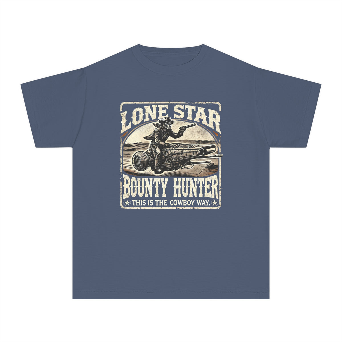 Lone Star Bounty Hunter Comfort Colors Youth Midweight Tee