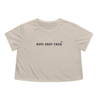 Rope Drop Crew Bella Canvas Women's Flowy Cropped Tee
