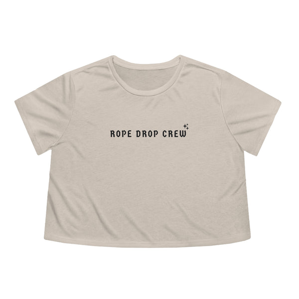 Rope Drop Crew Bella Canvas Women's Flowy Cropped Tee
