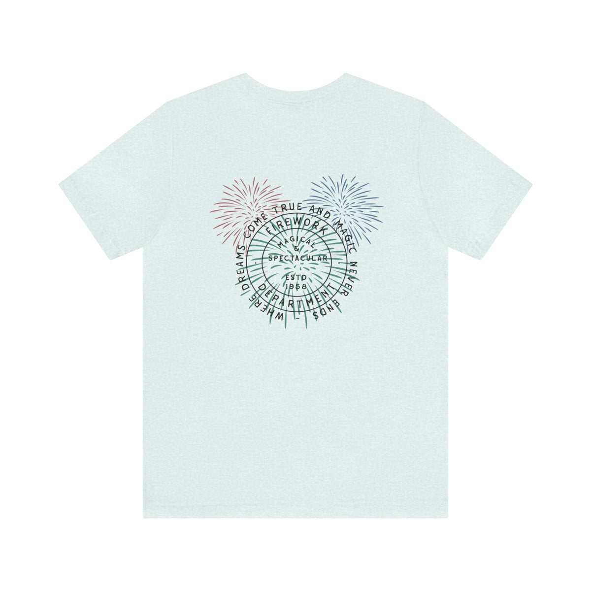 Firework Department Bella Canvas Unisex Jersey Short Sleeve Tee