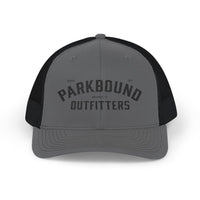 Parkbound Outfitters Snapback Trucker Cap - Stylish Gray & White Hat for Outdoor Adventures