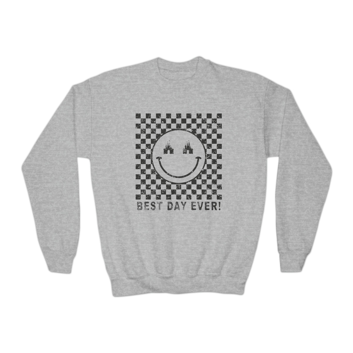 Best Day Ever Gildan Youth Crewneck Sweatshirt