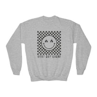 Best Day Ever Gildan Youth Crewneck Sweatshirt