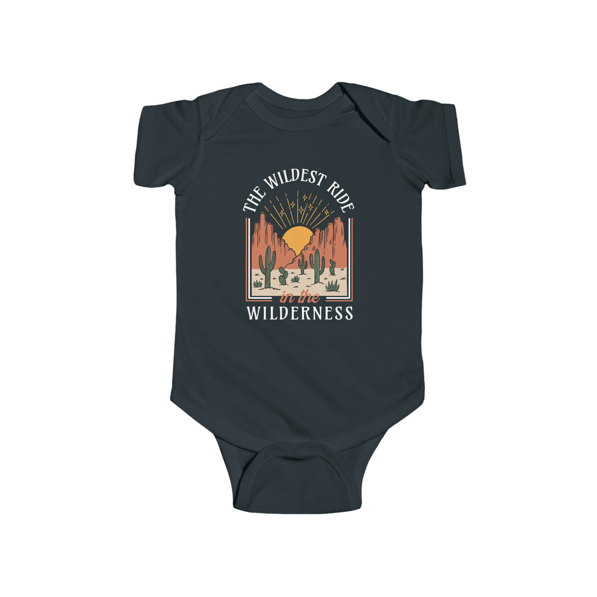 The Wildest Ride In The Wilderness Rabbit Skins Infant Fine Jersey Bodysuit