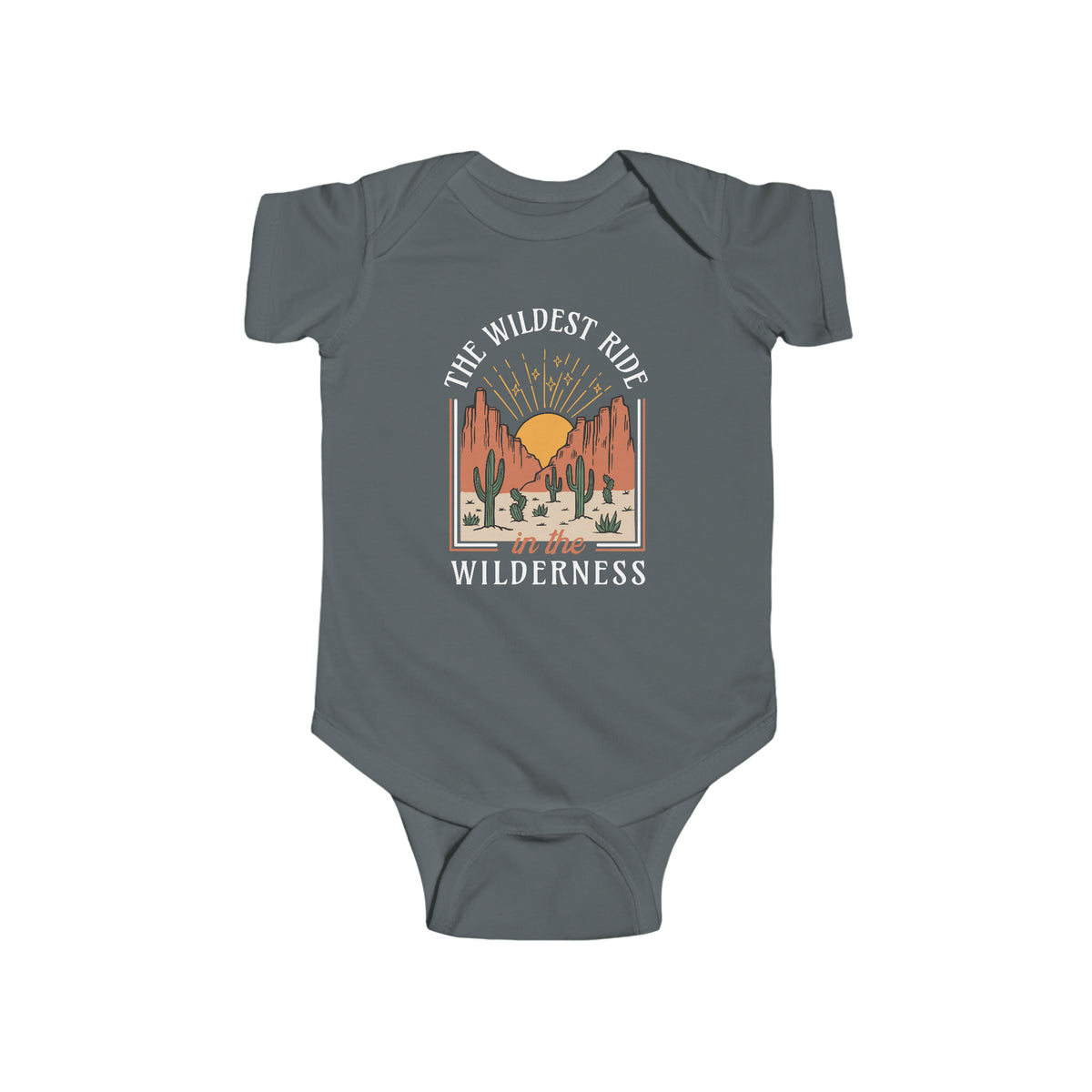 The Wildest Ride In The Wilderness Rabbit Skins Infant Fine Jersey Bodysuit