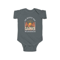 The Wildest Ride In The Wilderness Rabbit Skins Infant Fine Jersey Bodysuit