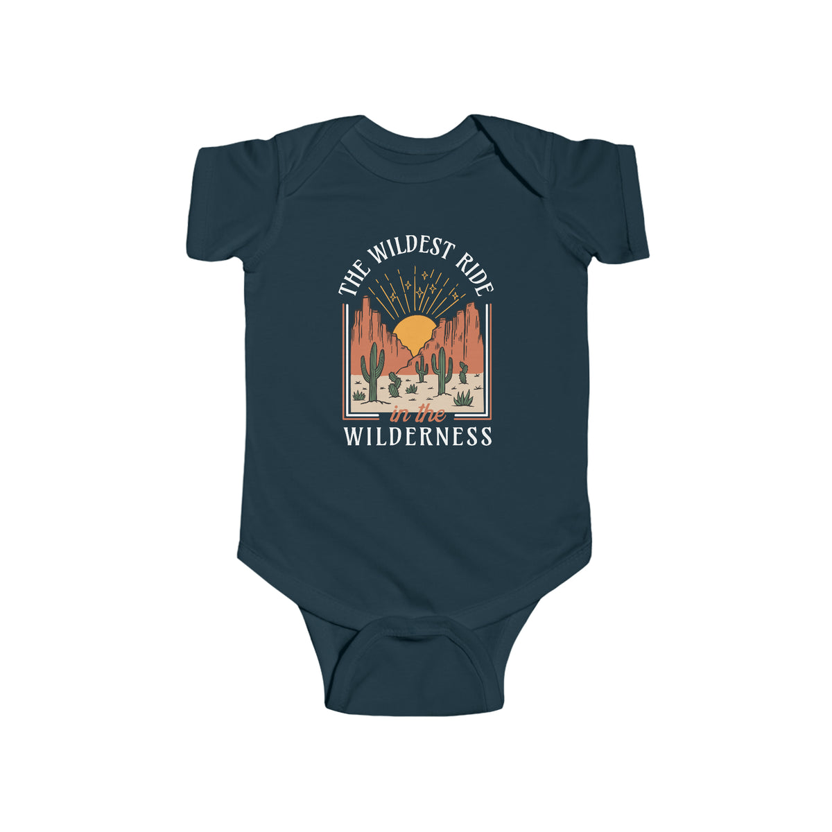 The Wildest Ride In The Wilderness Rabbit Skins Infant Fine Jersey Bodysuit