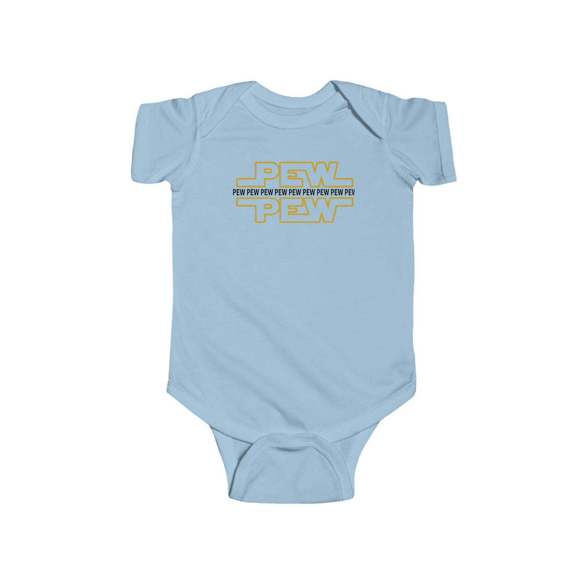 PEW PEW PEW Rabbit Skins Infant Fine Jersey Bodysuit