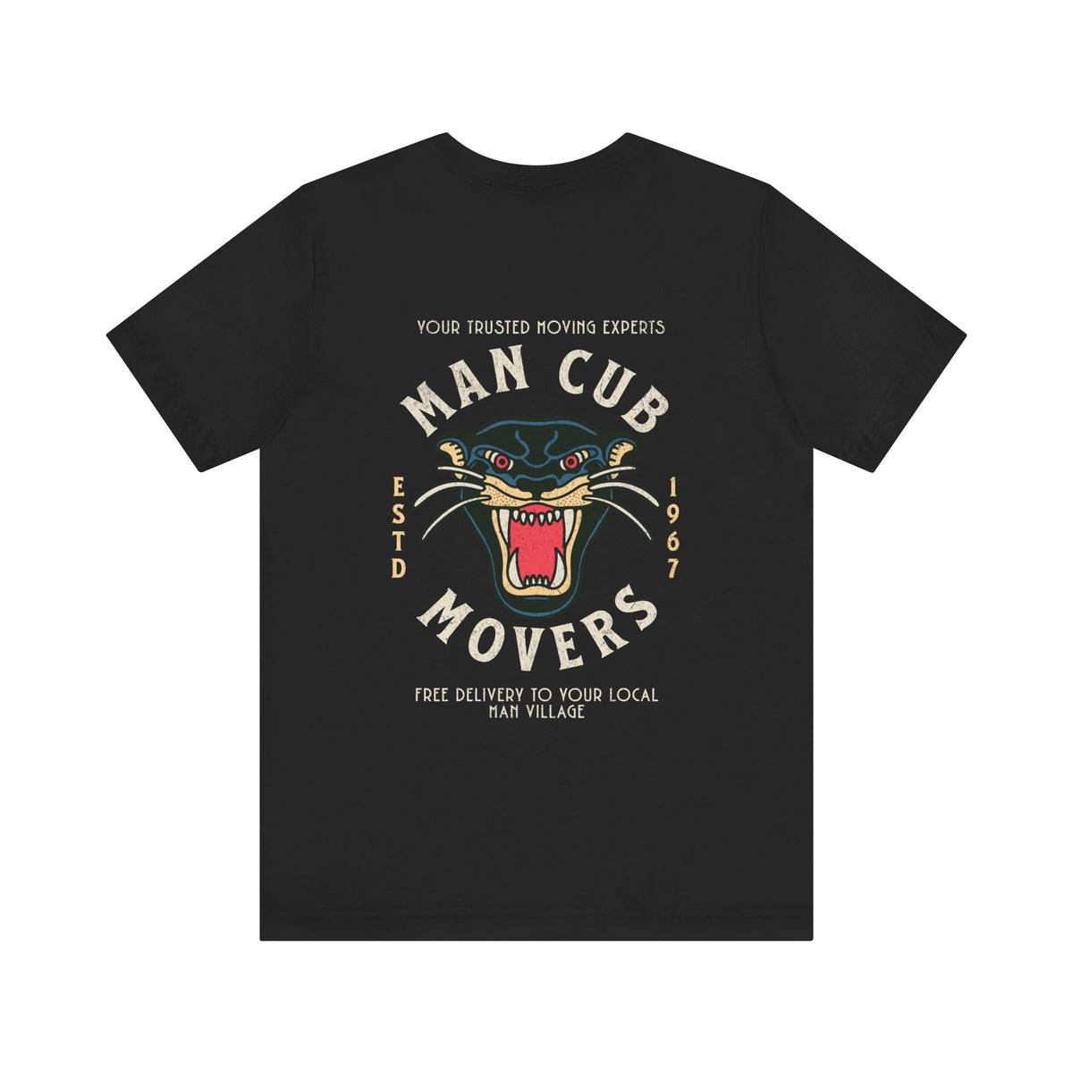 Man Cub Movers Bella Canvas Unisex Jersey Short Sleeve Tee