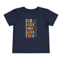 Bib Bidi Bob Bidi Two Bella Canvas Toddler Short Sleeve Tee
