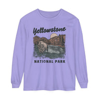 Yellowstone National Park Comfort Colors Unisex Garment-dyed Long Sleeve T-Shirt