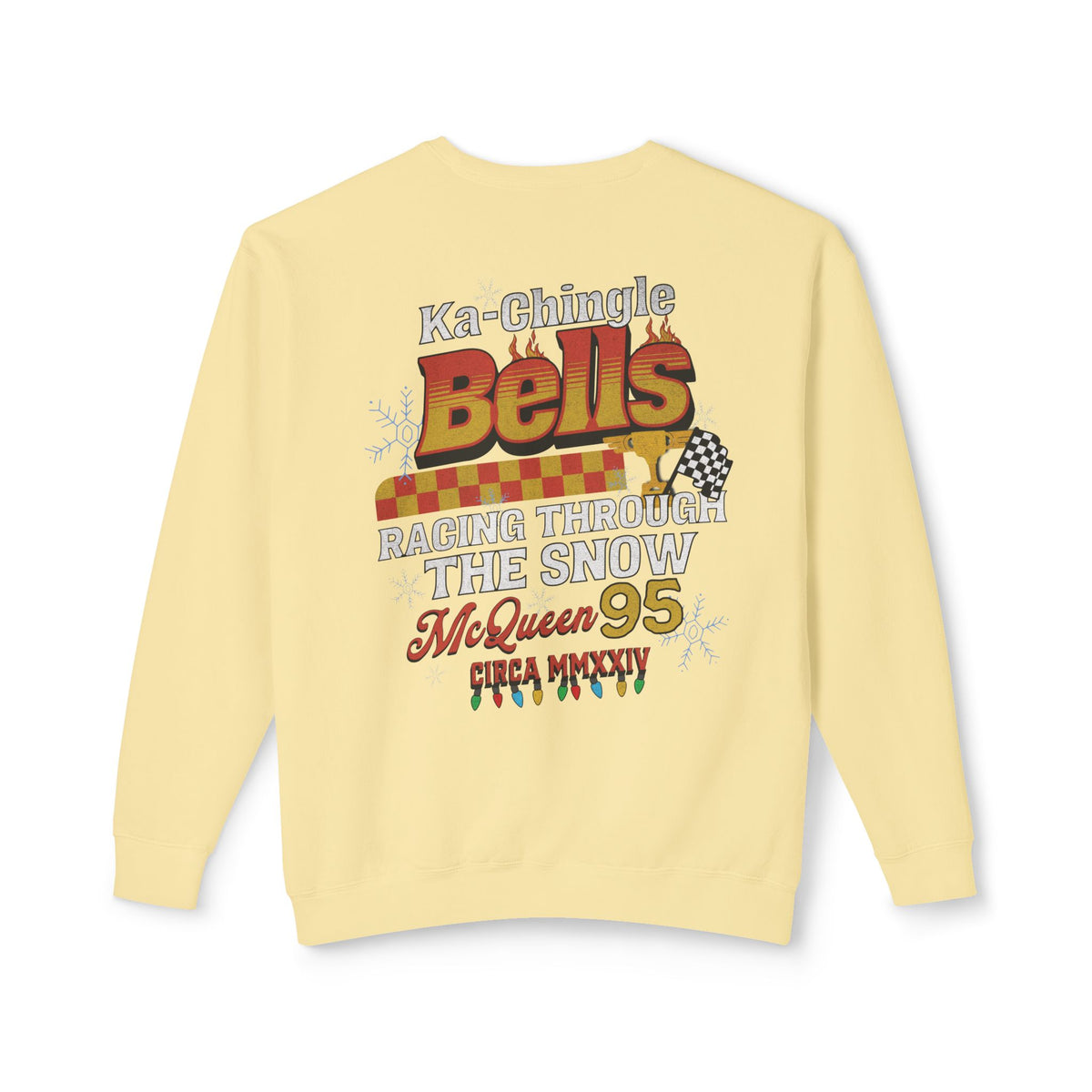Ka-Chingle Bells Unisex Lightweight Comfort Colors Crewneck Sweatshirt
