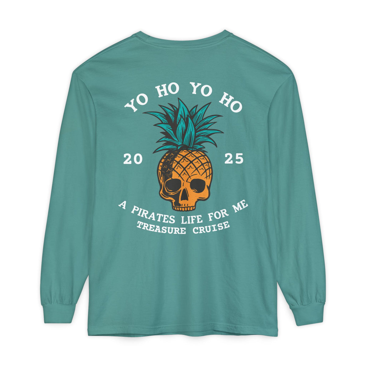 Yo Ho Treasure Cruise Comfort Colors Unisex Garment-dyed Long Sleeve T-Shirt
