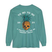 Yo Ho Treasure Cruise Comfort Colors Unisex Garment-dyed Long Sleeve T-Shirt