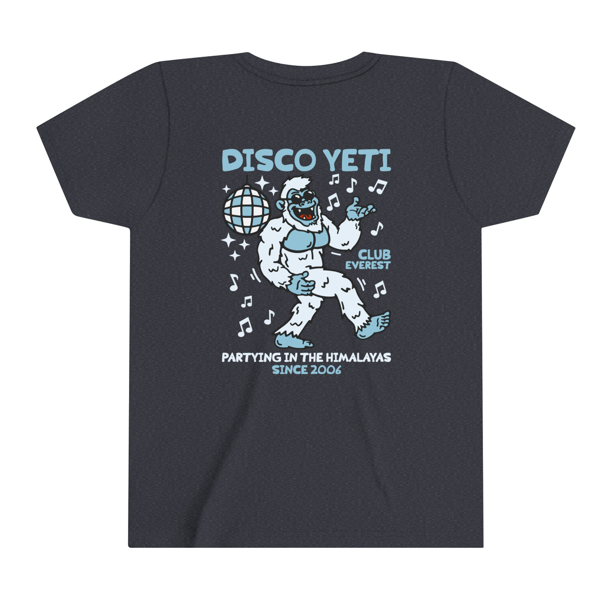 Disco Yeti Bella Canvas Youth Short Sleeve Tee