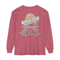 World Tour Comfort Colors Unisex Garment-dyed Long Sleeve T-Shirt