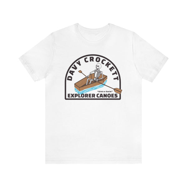 Davy Crockett Explorer Canoes Bella Canvas Unisex Jersey Short Sleeve Tee