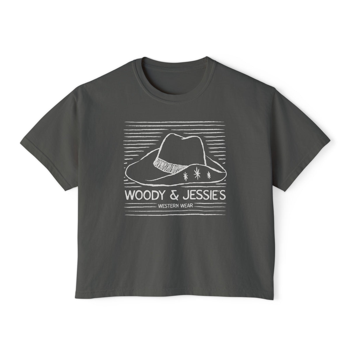 Woody & Jessie's Western Wear Comfort Colors Women's Boxy Tee
