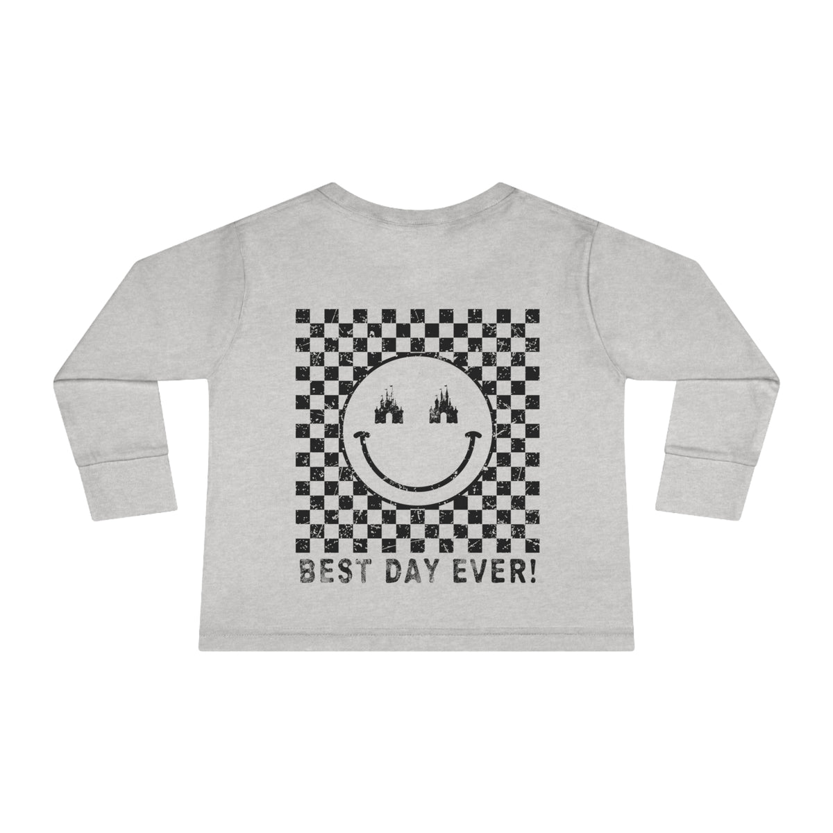 Best Day Ever Rabbit Skins Toddler Long Sleeve Tee