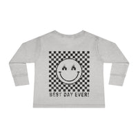 Best Day Ever Rabbit Skins Toddler Long Sleeve Tee