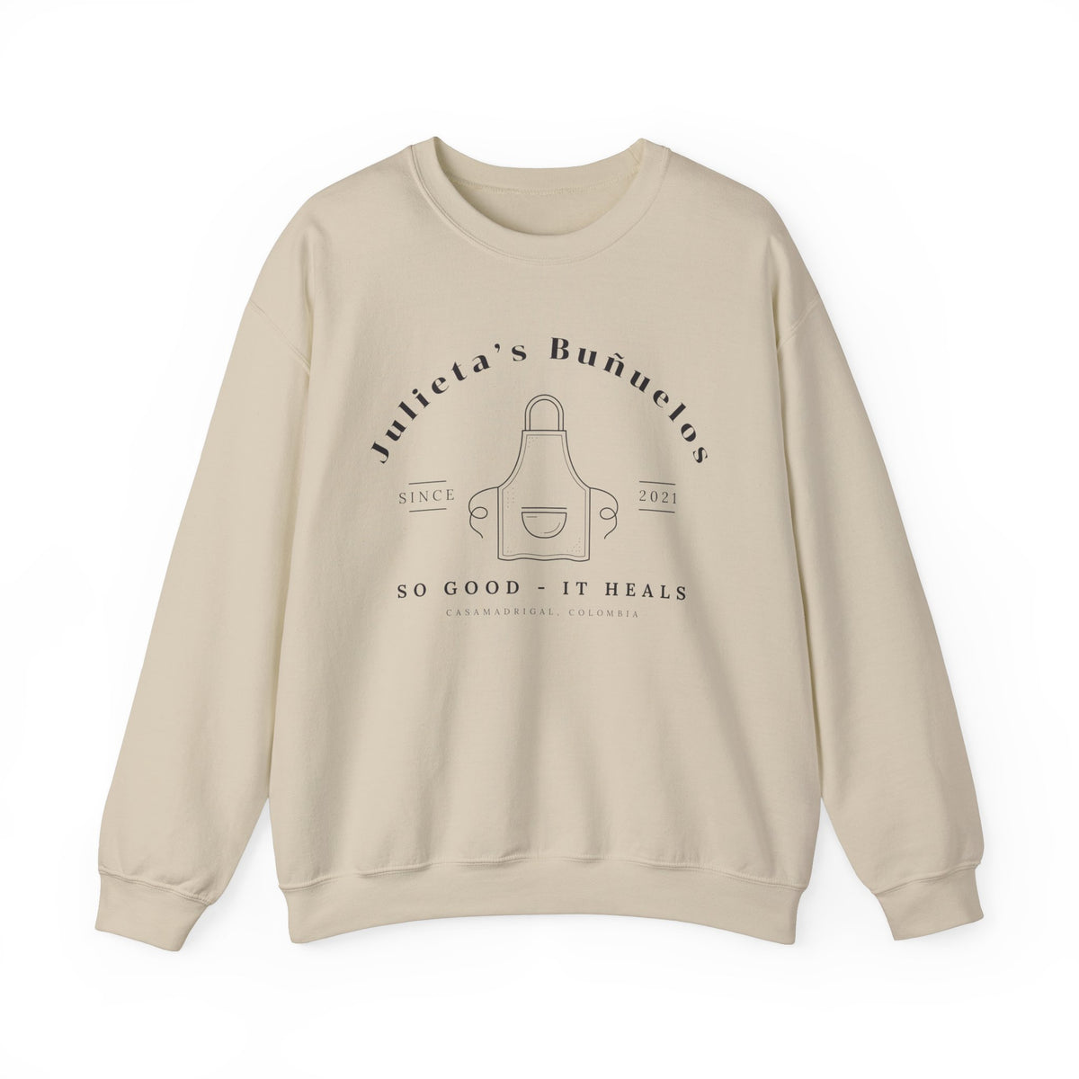 Julieta's Buñuelos Gildan Unisex Heavy Blend™ Crewneck Sweatshirt