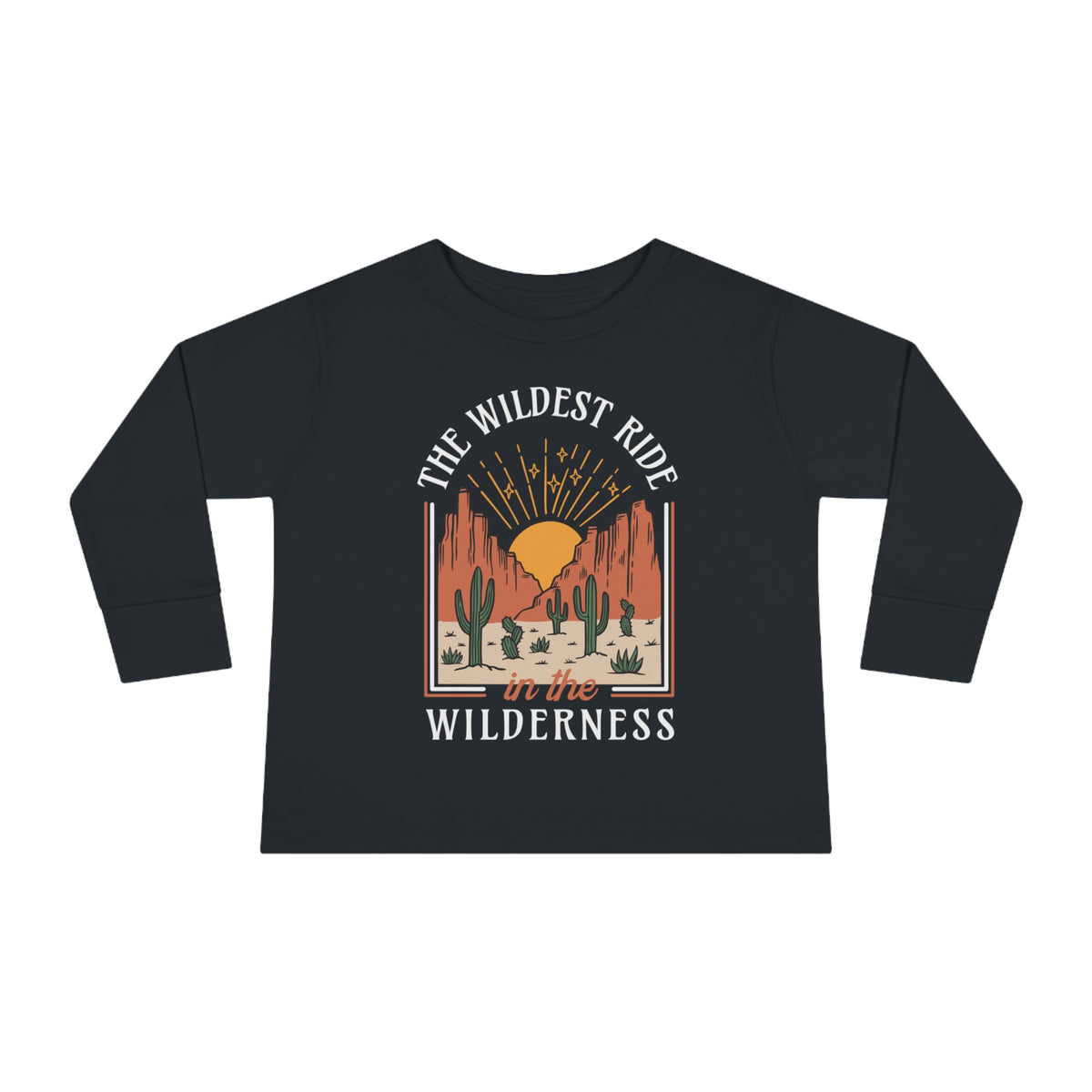 The Wildest Ride In The Wilderness Rabbit Skins Toddler Long Sleeve Tee