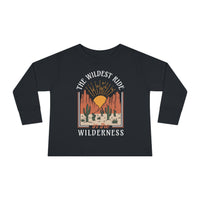 The Wildest Ride In The Wilderness Rabbit Skins Toddler Long Sleeve Tee