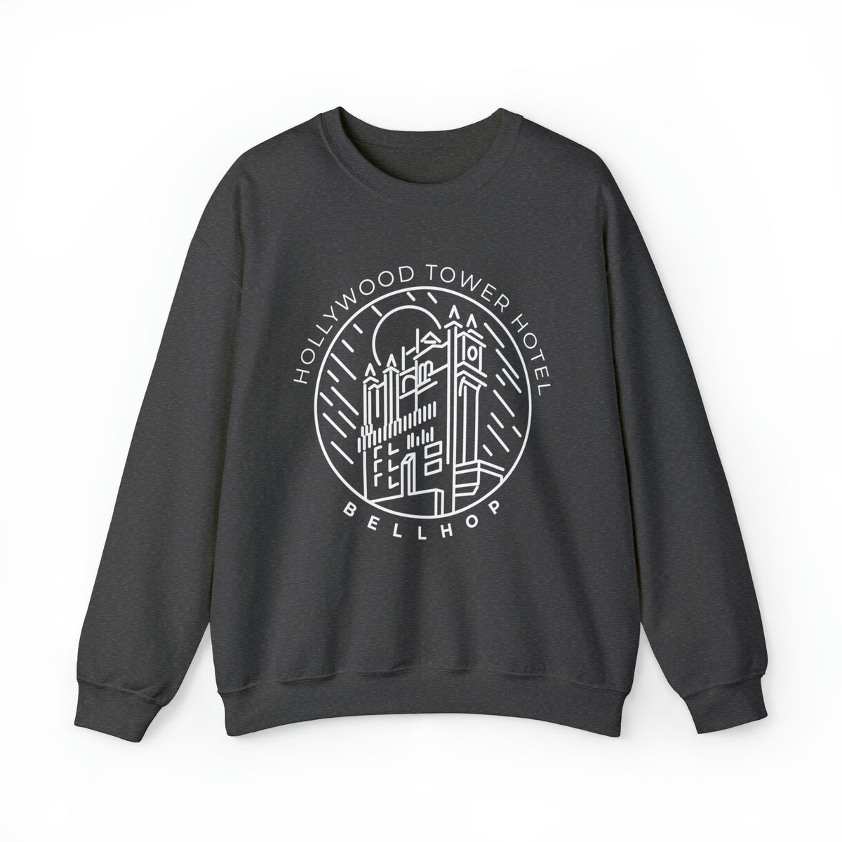 Hollywood Tower Hotel Bellhop Gildan Unisex Heavy Blend™ Crewneck Sweatshirt