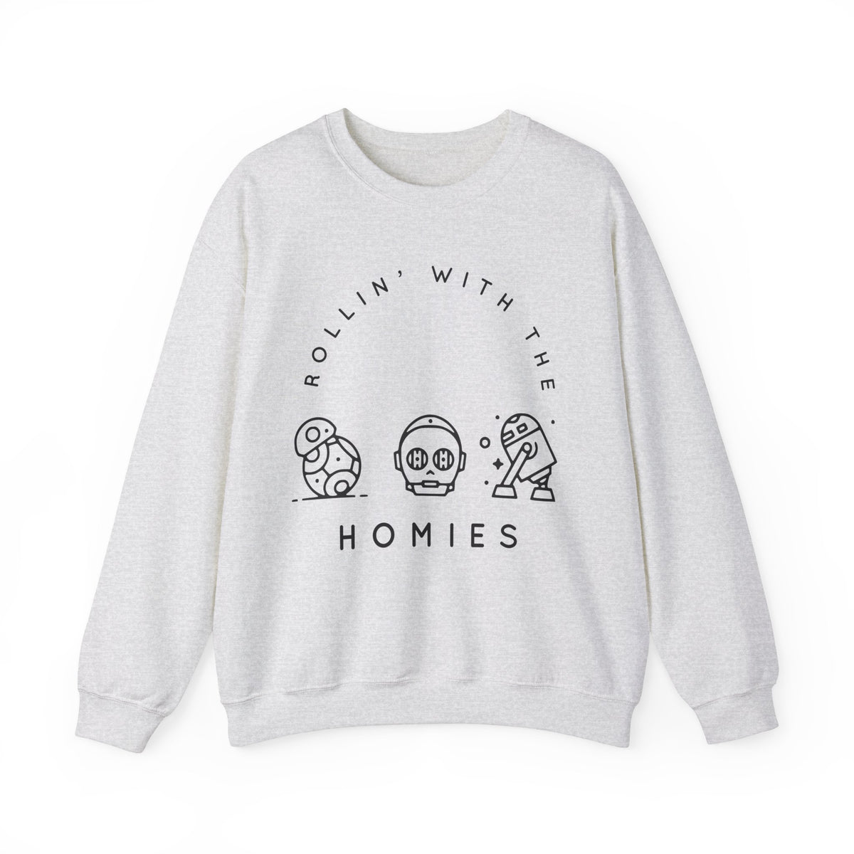 Rollin’ With The Homies Gildan Unisex Heavy Blend™ Crewneck Sweatshirt