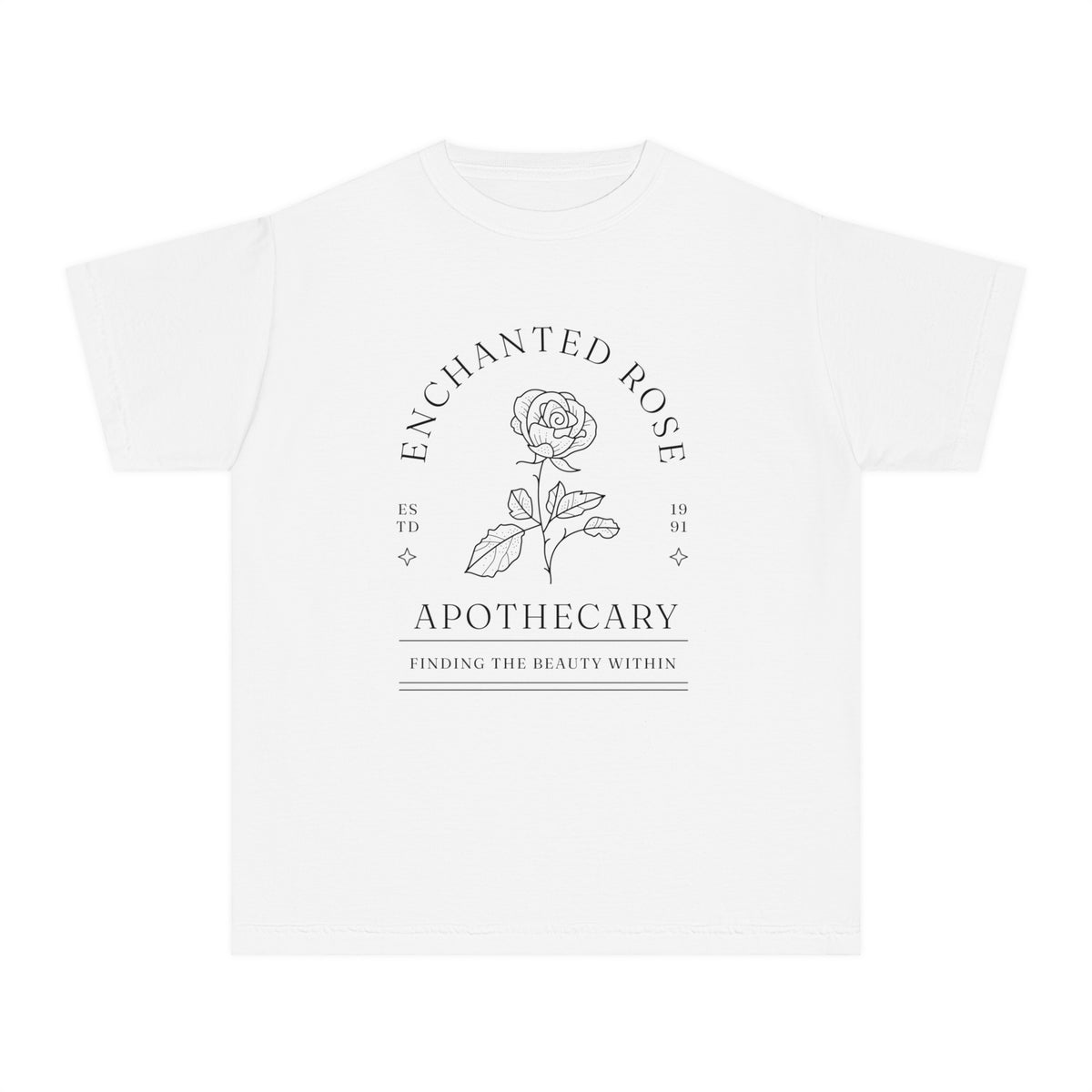 Enchanted Rose Apothecary Comfort Colors Youth Midweight Tee