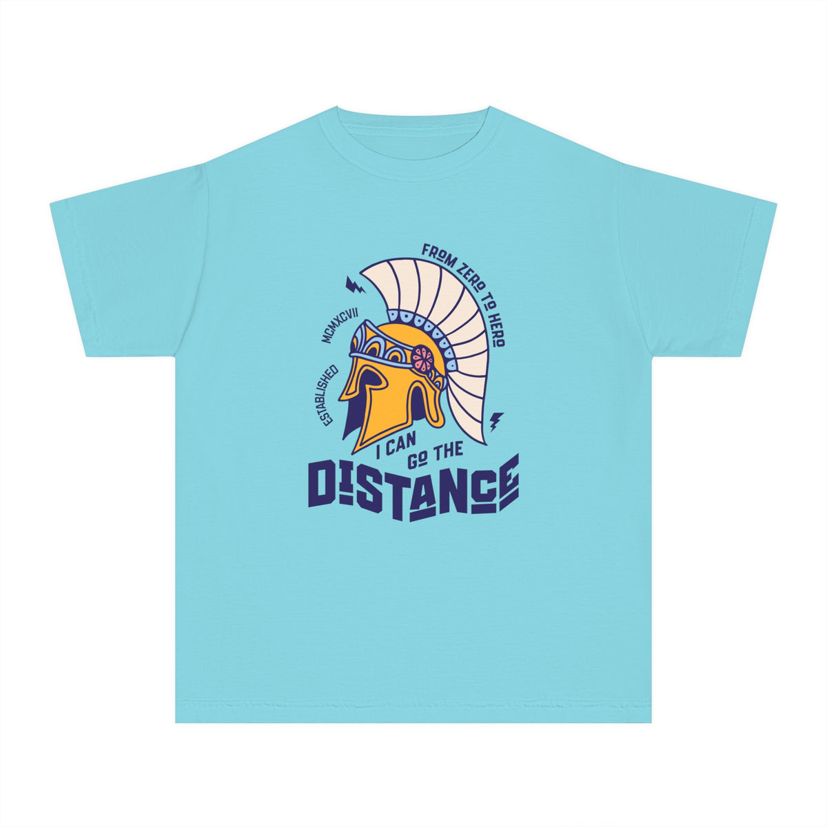 I Can Go The Distance Comfort Colors Youth Midweight Tee